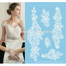 Promotion wedding party gifts white lace tattoo sticker body art tattoo sticker j017